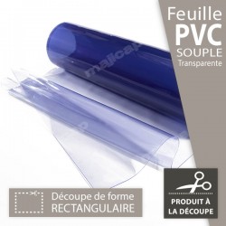 Une façonnable soupla plaque plastique clair PVC - Livraison rapide