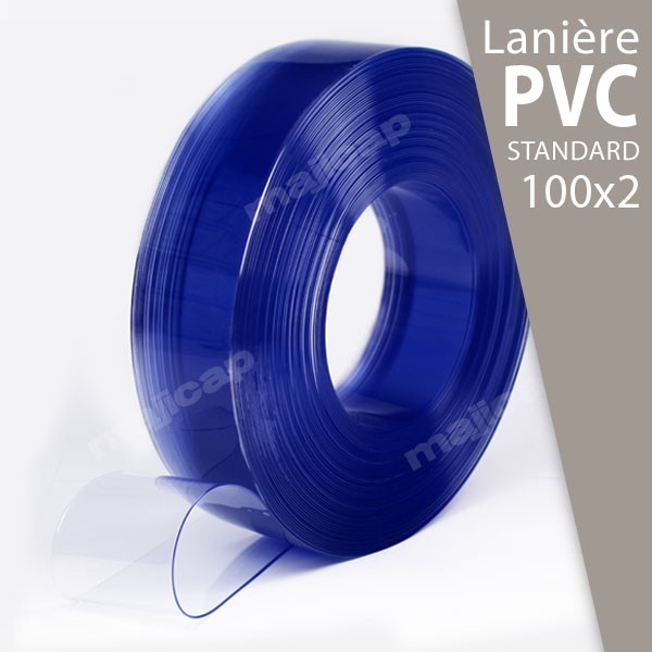 Lanière transparent PVC porte souple standard
